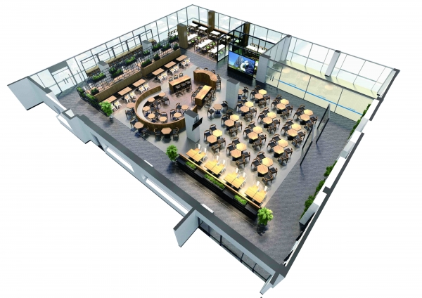 Expected image of Student Union Building after remodeling