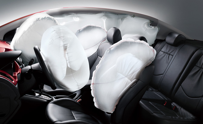 ▲ Picture of Hyundai car airbag simulation