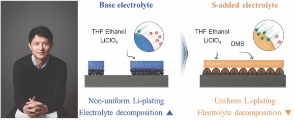 ▲Prof. Kijung Yong and Li NRR process models for base and sulfur-added electrolytes