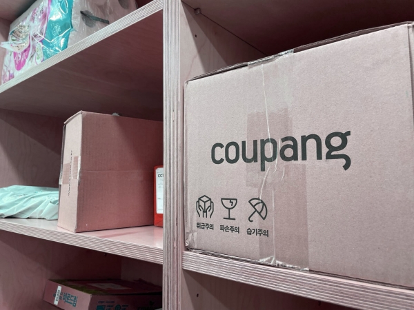 ▲Coupang delivery arrived at RC