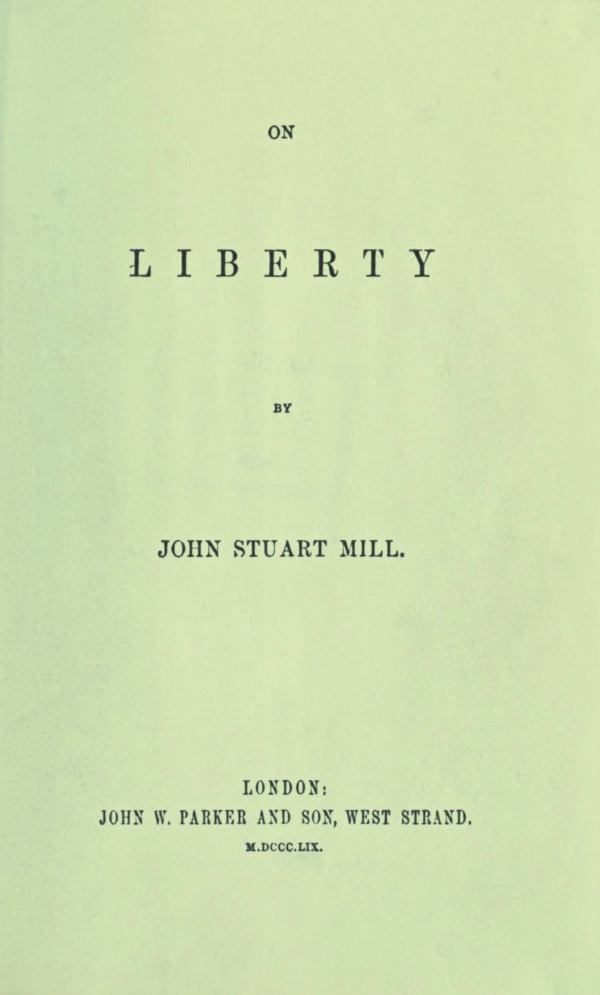 ▲On Liberty (1859)