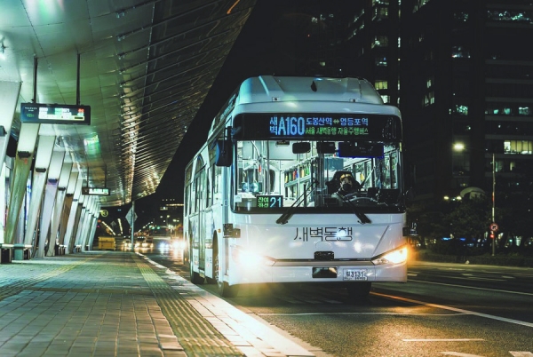 ▲“Early-morning A160” bus / Seoul Metropolitan Government